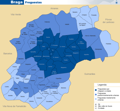 What is the population of Braga Municipality as of 2021?