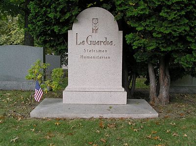 What role is significant in La Guardia's earlier political career before his mayoral term?