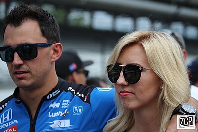 Which team does Graham Rahal race for?