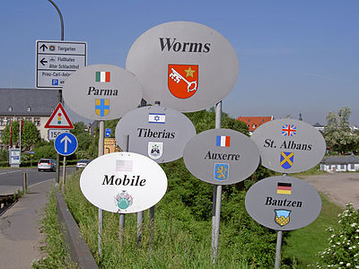 What is Worms, Germany famous for in the wine industry?
