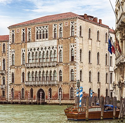 In which year was Venice and its lagoon inscribed as a UNESCO World Heritage Site?
