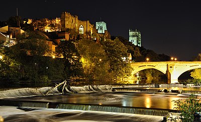 In which year were Durham Cathedral and Castle designated as a UNESCO World Heritage Site?