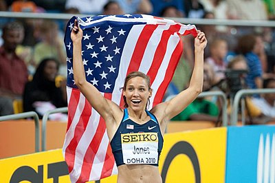 Who did Lolo Jones lose to at the 2008 Beijing Olympics?