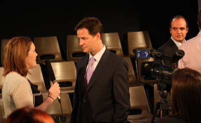 What role did Nick Clegg hold in the UK government from 2010 to 2015?
