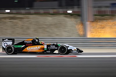 In which country was Force India's racing license issued?