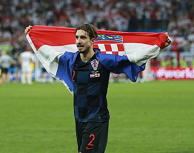 In which year did Šime Vrsaljko debut for Croatia?