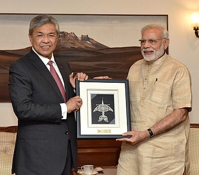 In which year was Ahmad Zahid Hamidi first appointed as a cabinet minister?