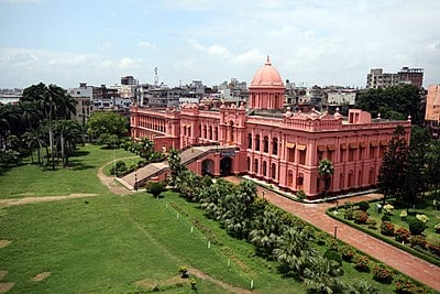 Which of the following cities or administrative bodies are twinned to Dhaka?[br](Select 2 answers)