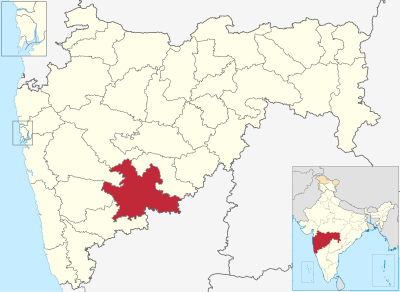 What is the rank of Solapur in terms of population in Maharashtra?
