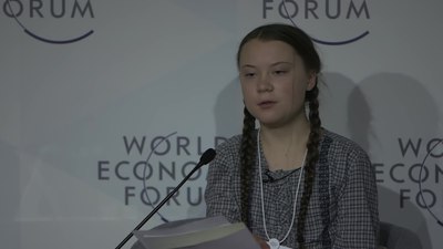 Which events did Greta Thunberg participate in?