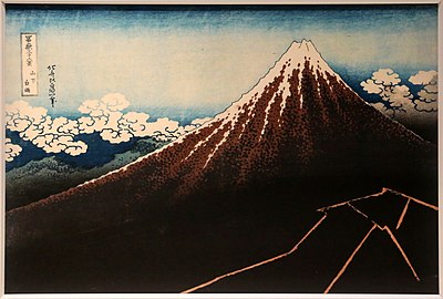 What was the main subject of Hokusai's "Thirty-Six Views of Mount Fuji" series?