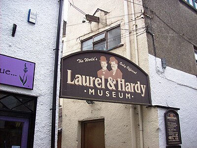 What was the name of Laurel and Hardy's first film together?