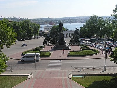 What is the total administrative area of Sevastopol?
