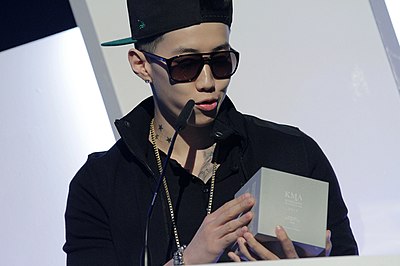 What is the main language in which Jay Park writes his music?