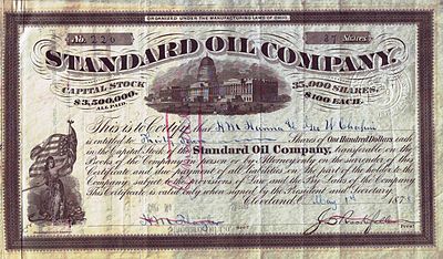 Who was the major shareholder of Standard Oil after its dissolution?