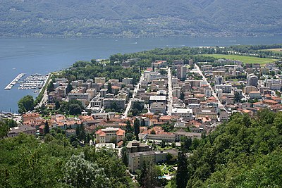 Which annual event takes place at the Piazza Grande in Locarno?