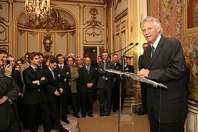What is de Villepin's full name?