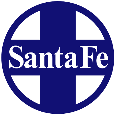 What type of passenger transportation did the Santa Fe Railway's bus line provide?