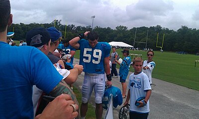 Luke Kuechly was selected overall in which draft position in 2012?