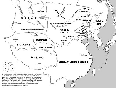 What was the geographical extent of the Chagatai Khanate at its peak?
