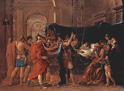 Germanicus was regarded as the Roman equivalent of who due to his early death and military renown?