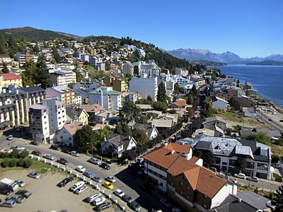 What's the name of the main street in Bariloche?