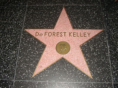 What was DeForest Kelley's role in Star Trek?