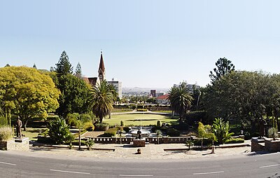 In which year was Windhoek founded for the second time?