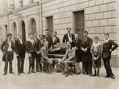 Who was Maurice Ravel's contemporary that he is often associated with?
