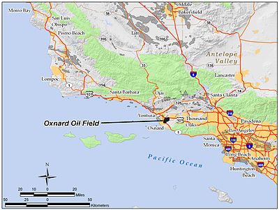 Which major transportation hub is located in Oxnard?