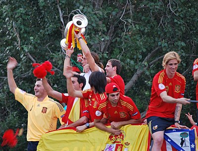 Which Spanish player scored the winning goal in the 2008 UEFA European Championship final?