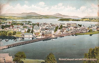 Which war led to the retreat of Rogers' Rangers in Newport?