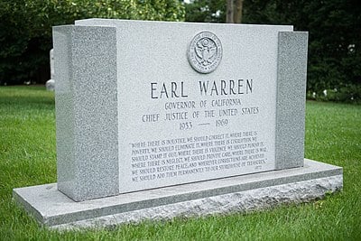 Who succeeded Warren as Chief Justice?