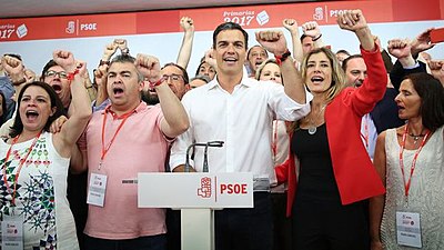 What is/was Pedro Sánchez's political party?