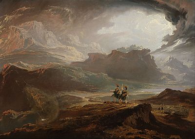 In what century did John Martin work most actively?