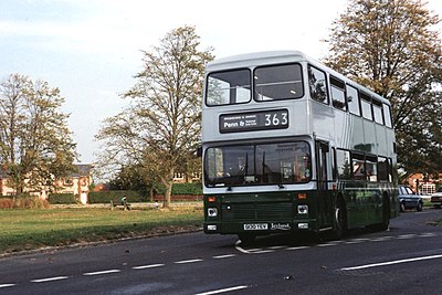 Which company took over the Bristol Omnibus Company in 1987?