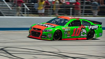 Which team did Danica Patrick race for in the Toyota Atlantic Series?