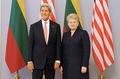 Dalia Grybauskaitė is often compared to which British political figure?