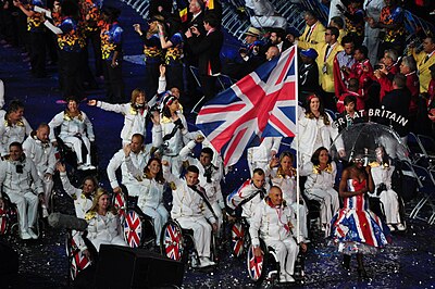 How many athletes did Great Britain send to the 2012 Summer Paralympics?