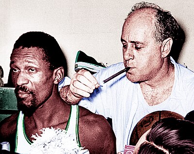 For which team was Red Auerbach a notable coach?