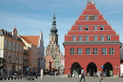 What is the official title of Greifswald?