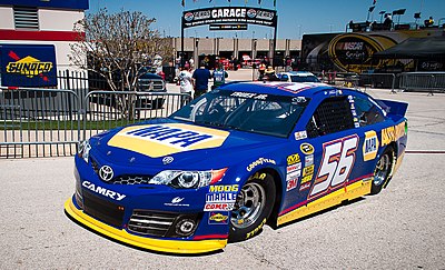What was the original name of the racing series where Michael Waltrip Racing first competed?