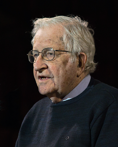 What is the birthplace of Noam Chomsky?