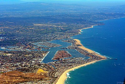 [url class="tippy_vc" href="#147690"]Irvine[/url] occupies an area of 170.74 square kilometre. What is the area occupied by Newport Beach?