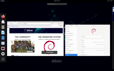 What was the founding date of Debian?
