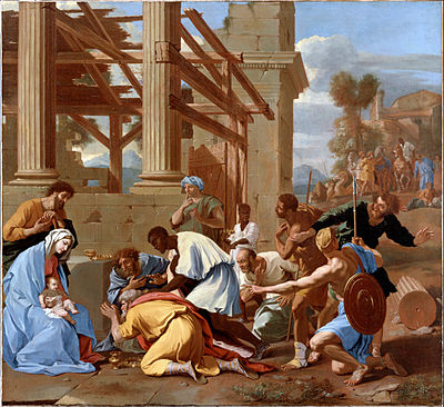 What aspect did Poussin favor in his paintings?