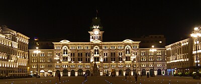 Trieste is considered the endpoint of which major trade route?