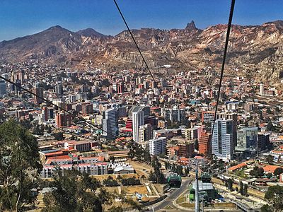 Which global city type is La Paz classified as?