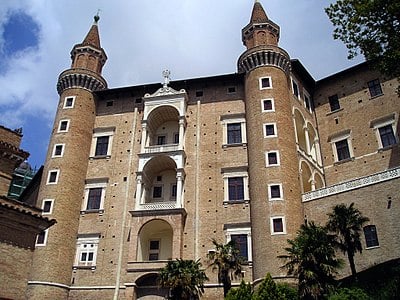 Urbino's Ducal Palace is famous for its: