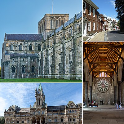 What is the major landmark of Winchester?